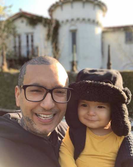 leafer along his father, Rafael 